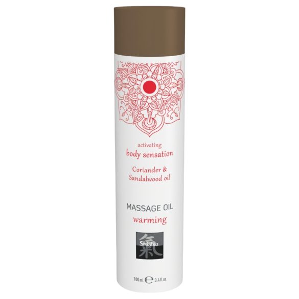 Aceite de Masaje Shiatsu Calentador - Cilantro y Sándalo 100ml