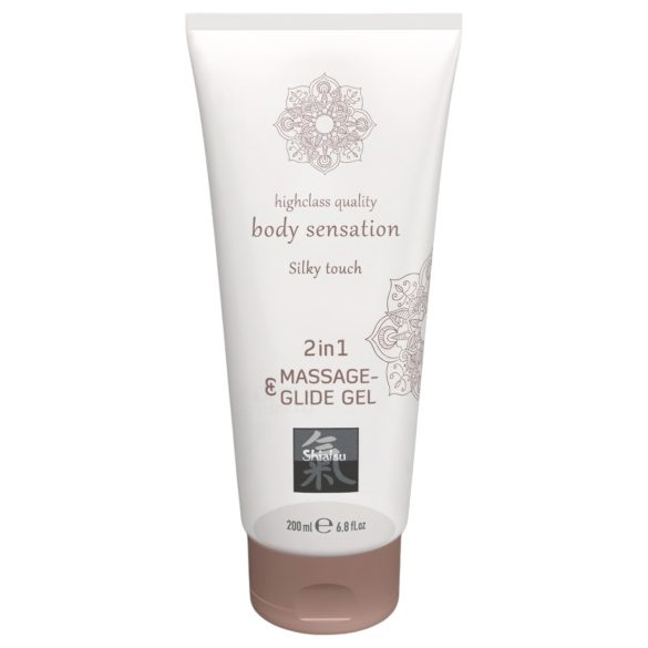 Shiatsu 2en1 Toque Sedoso - lubricante de masaje sedoso (200ml)
