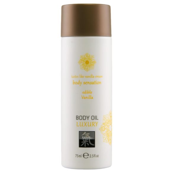 Shiatsu Lujo - Aceite de Masaje Comestible - Vainilla (75ml)