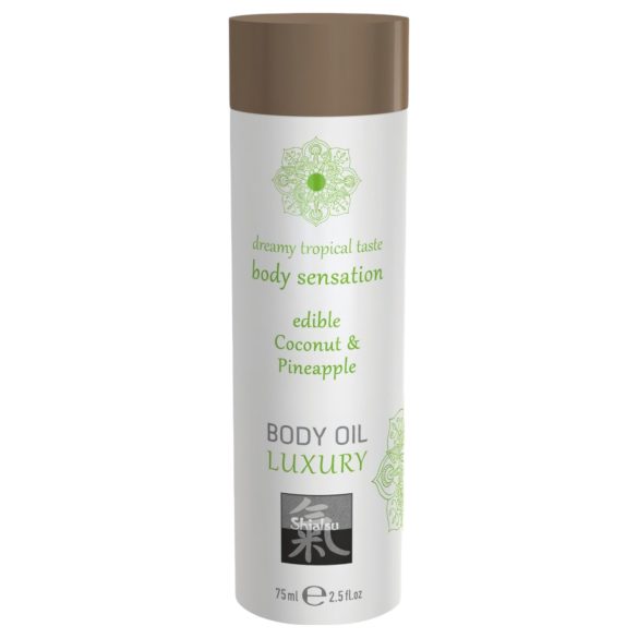 Shiatsu Luxury - Aceite de masaje comestible - coco-piña (75ml)