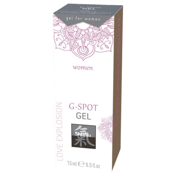HOT Shiatsu Punto G - Gel íntimo estimulante para el Punto G (15 ml)