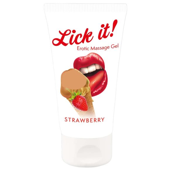 ¡Lámelo! - Lubricante comestible 2 en 1 - Fresa (50ml)