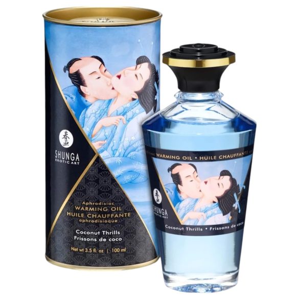 Shunga - aceite de masaje calentador - coco (100ml)