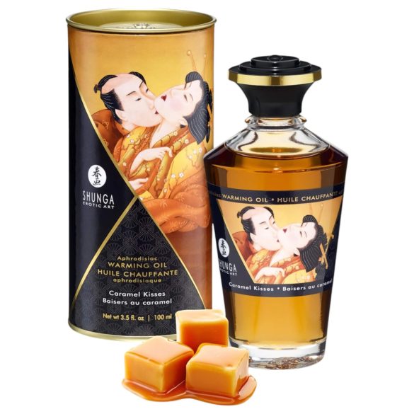Shunga - Aceite de Masaje Caliente - Caramelo (100ml)