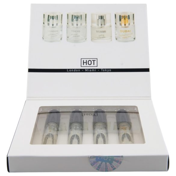 Set de perfumes HOT LMTD para mujeres (4x5ml)