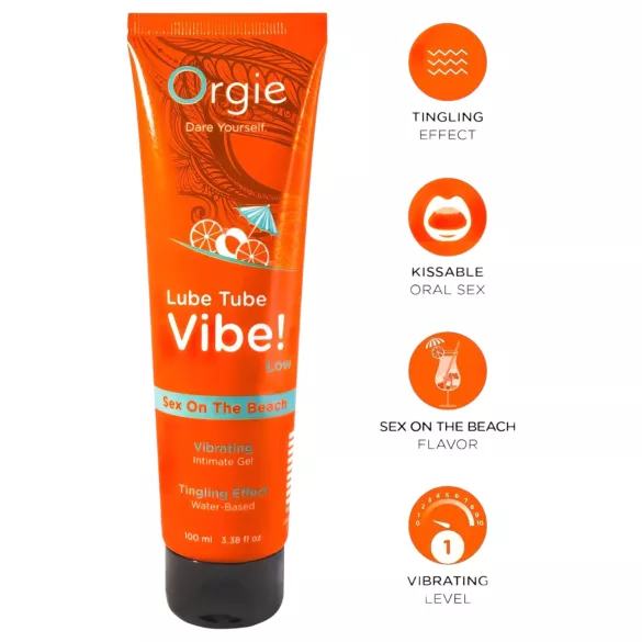 Orgie - lubricante íntimo efecto hormigueo - Sex on the Beach - 100ml