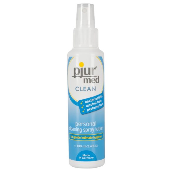 Spray desinfectante Pjur med para higiene íntima y productos (100 ml)