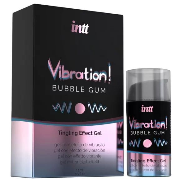 Intt Vibration! - vibrador líquido - chicle - 15ml