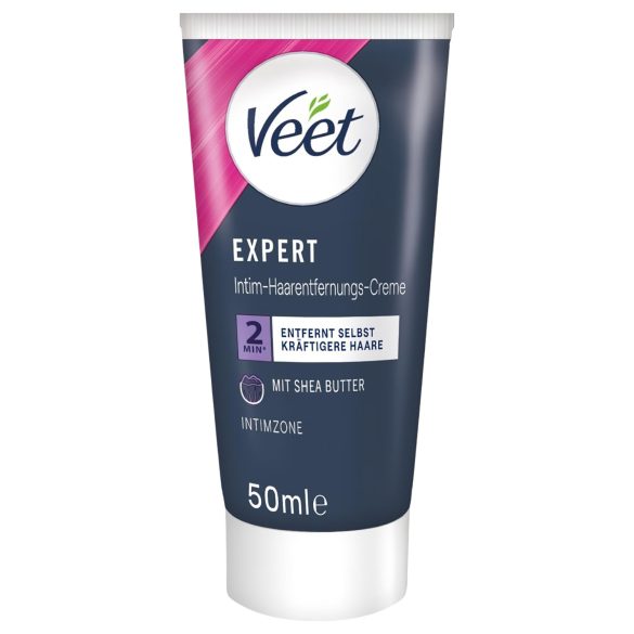 Veet - crema depilatoria íntima y espuma hidratante para mujer (2 x 50 ml)
