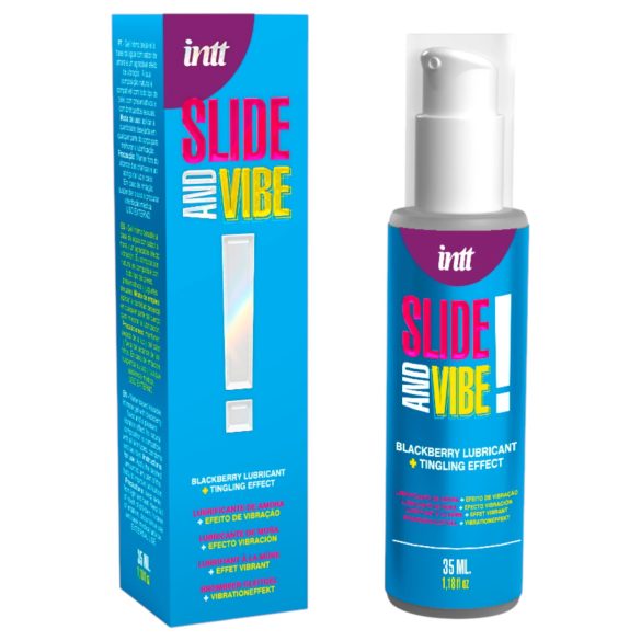Intt - gel lubricante íntimo comestible y estimulante - mora (35 ml)