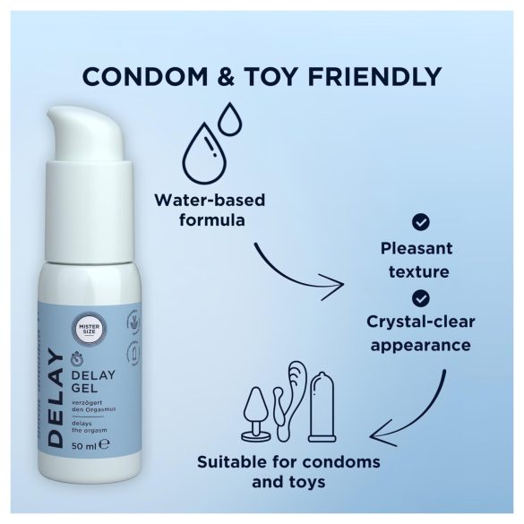 Mister Size - gel retardante de la eyaculación - 50ml