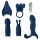 Conjunto de vibradores Magic Shiver (azul)