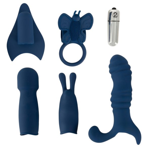 Conjunto de vibradores Magic Shiver (azul)