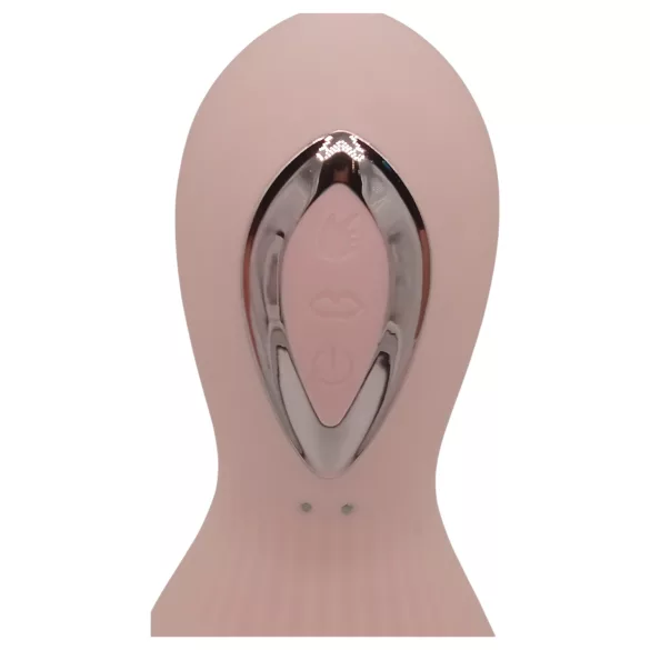 Lonely - succionador de pezones recargable impermeable vibrador silicona rosa