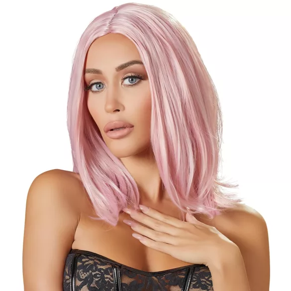 Cottelli - Peluca bob media melena - rosa
