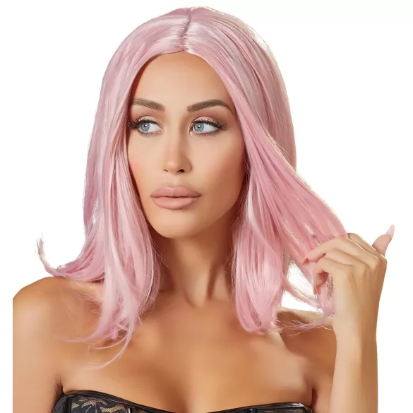 Cottelli - Peluca bob media melena - rosa