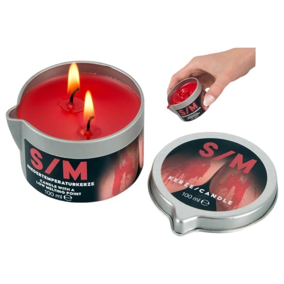 Vela BDSM - vela corporal de parafina (100 ml)