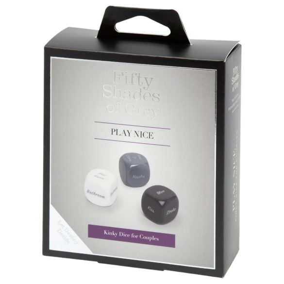 Sombras de Grey - Set de dados eróticos (3 piezas)