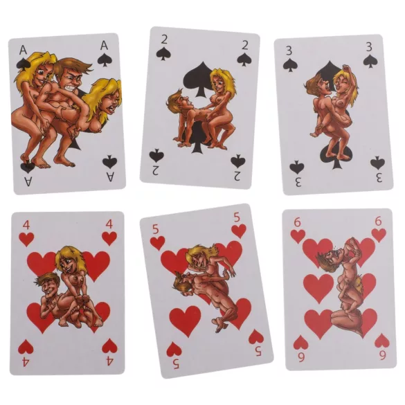 Kama Sutra - baraja erótica de cartas - 54 unidades