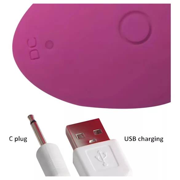 Cotoxo Saddle - vibrador prostático con mando - silicona - violeta