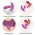 Cotoxo Saddle - Vibrador prostático con control remoto (violeta)