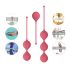 Set de bolas geisha Cotoxo Belle, 3 piezas (rojo)
