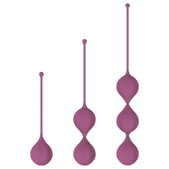 Set de bolas geisha Cotoxo Belle - 3 piezas (violeta)