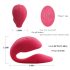 Cotoxo Cupid 2 - vibrador dual con control remoto (rojo)