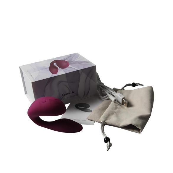 Cotoxo Cupid 2 - vibrador para parejas con mando - silicona violeta