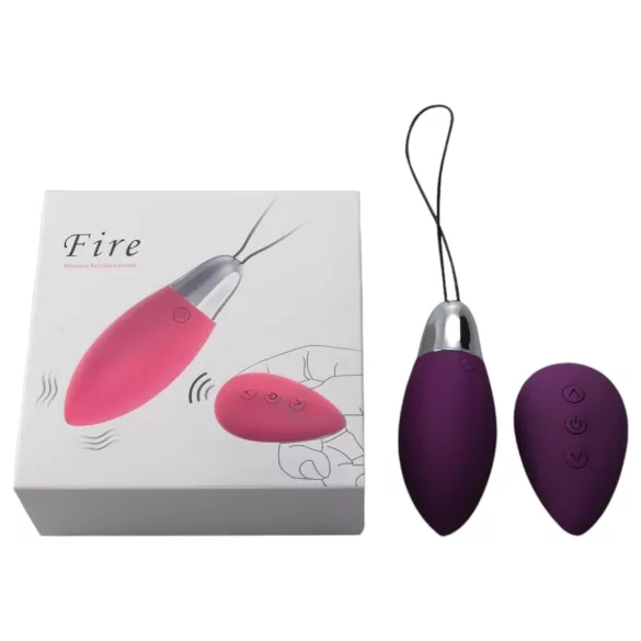 Cotoxo Fire 2 - huevo vibrador con mando - silicona lila