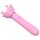 Sunfo - Vibrador 2 en 1 para pezones (rosa)