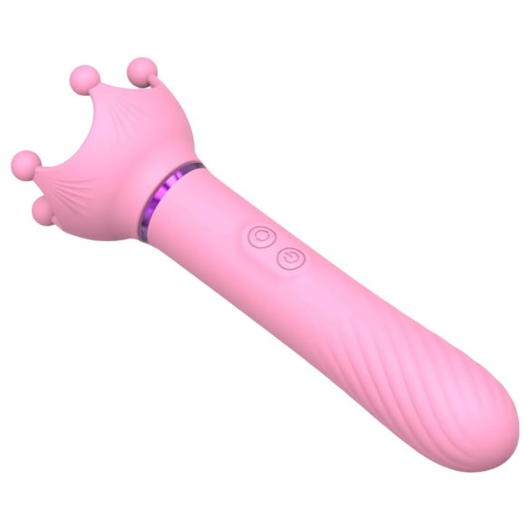 Sunfo - Vibrador 2 en 1 para pezones (rosa)