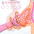 Sunfo - Vibrador 2 en 1 para pezones (rosa)