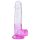 Sunfo - Dildo con ventosa de 22cm (transparente-lila)