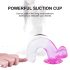 Sunfo - Dildo con ventosa de 22cm (transparente-lila)