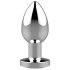 Sunfo - vibrador anal recargable y con radio (plateado)