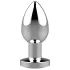 Sunfo - vibrador anal recargable con control remoto - plateado
