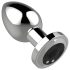Sunfo - vibrador anal recargable y con radio (plateado)
