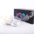Sunfo - plug anal con cola de conejo (negro-blanco)