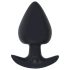 LP Spade - vibrador anal inteligente, recargable e impermeable (negro)
