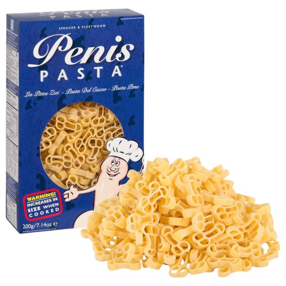 Pasta erótica en forma fálica (200g)