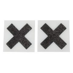 Pegatinas brillantes para pezones - X Pegatinas brillantes para pezones - X