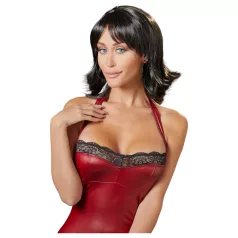   Cottelli - peluca lisa negra para mujer, accesorio de disfraz