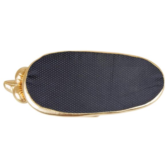 Zapatillas con pene - dorado