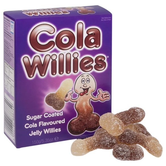 Caramelos de goma sabor cola - forma de pene (120g)