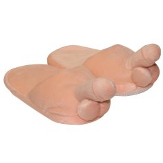 Pantuflas de peluche - forma de pene