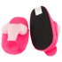 Pantuflas rosa peluche - forma de pene