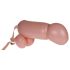 Cock Fighting - Pene inflable con arnés (natural)