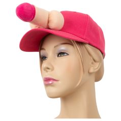 Gorra de béisbol con diseño divertido (rosa)