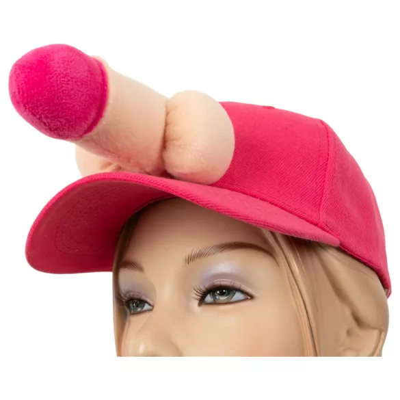 Gorra de béisbol con pene (rosa)